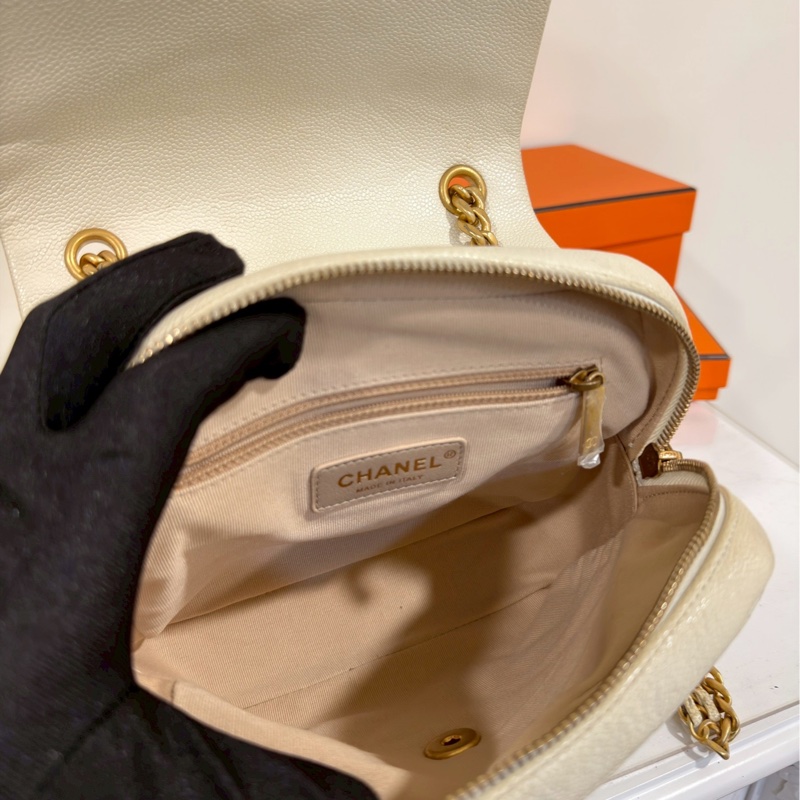 全網最低價🧚‍♀️成色99新🆕Chanel香奈兒白金菱格紋鏈條雙肩後背包手提包-15