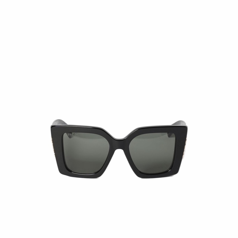 Gucci 女士 幾何框太陽鏡49 51碼橋寬: 1.9cm; 鏡腿長: 13cm; 鏡片直徑: 5.1cm-1