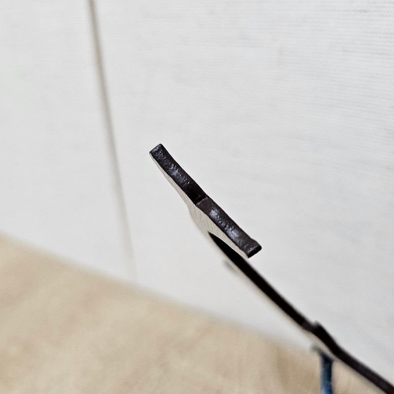 [絕版品愛馬仕神秘工坊好物🫶]  Hermes白深藍雙面海豚皮吊飾-12