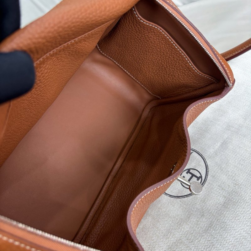 閒置新 愛馬仕Hermes 金棕銀扣lindy26 Z刻 tc皮-8