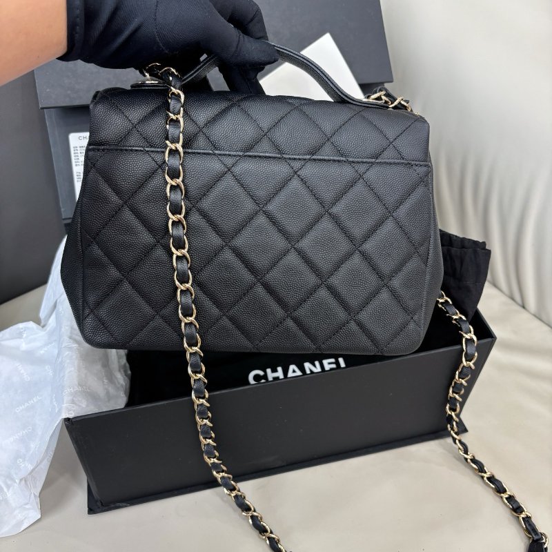 閒置新 香奈兒/Chanel 黑金Affinity郵差包-7