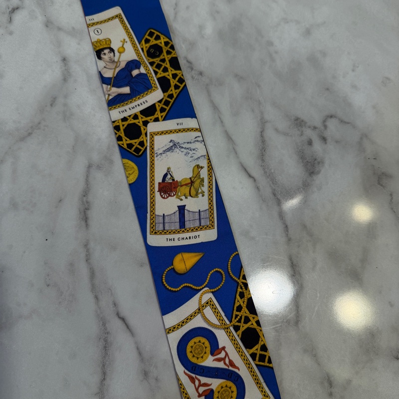 Dior 寶藍底塔羅牌Twilly-4