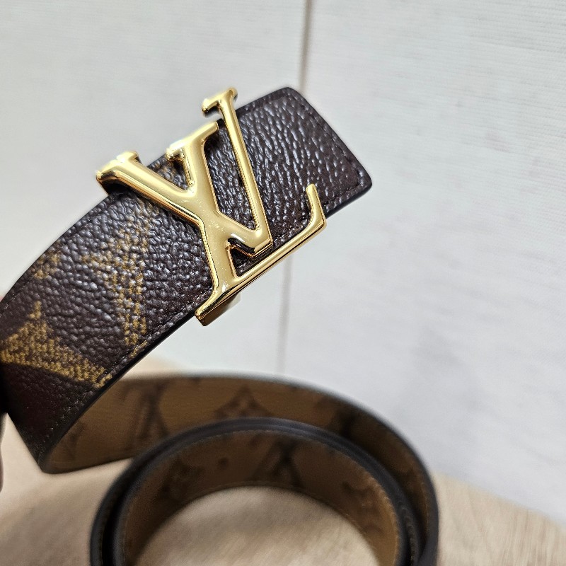 [ 時尚好物🫶 ] LV雙色金釦Iconic雙面用皮帶-2