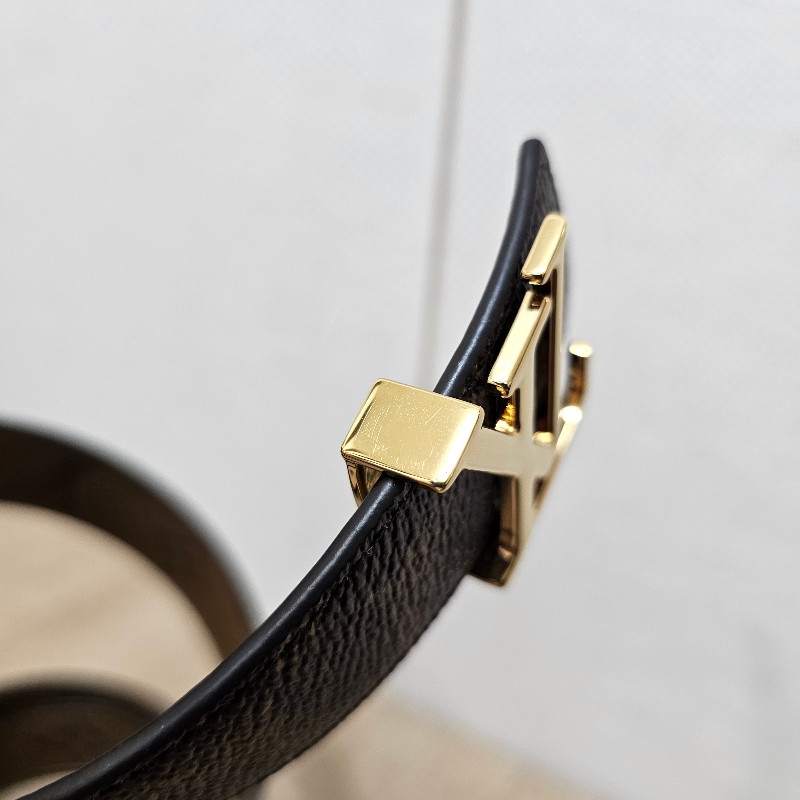 [ 時尚好物🫶 ] LV雙色金釦Iconic雙面用皮帶-13