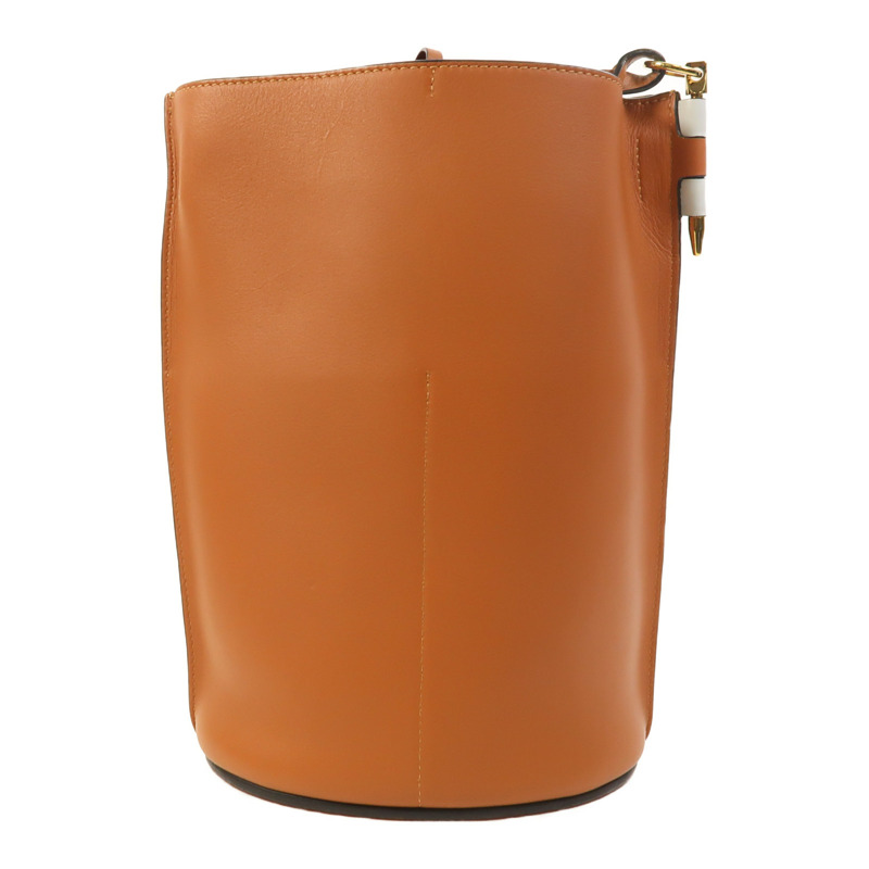 LOEWE 牛皮皮革Gate Anagram Bucket金扣肩背袋-1