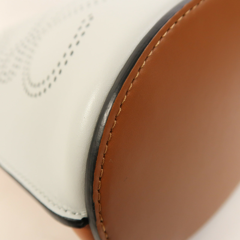 LOEWE 牛皮皮革Gate Anagram Bucket金扣肩背袋-9