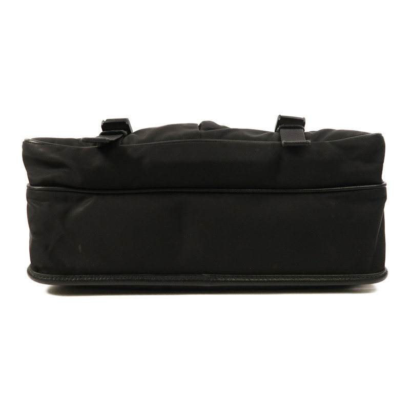 PRADA 尼龍Messenger Bag銀扣肩背袋-3