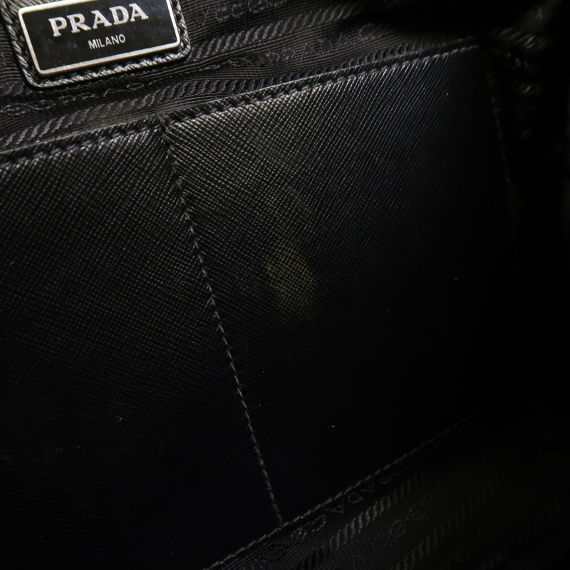 PRADA 尼龍Messenger Bag銀扣肩背袋-19