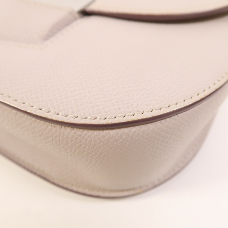 CELINE 牛皮皮革Trotteur銀扣肩背袋-10