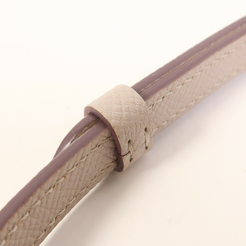 CELINE 牛皮皮革Trotteur銀扣肩背袋-21