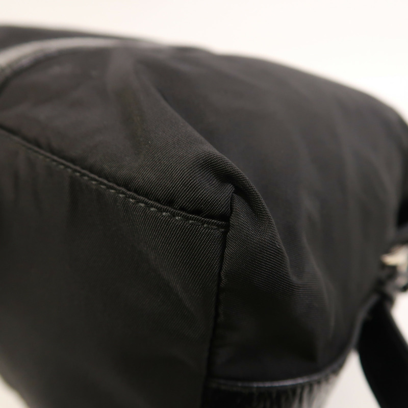 PRADA 尼龍2 Way Shoulder銀扣手挽肩背兩用袋-11