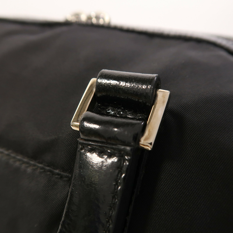 PRADA 尼龍2 Way Shoulder銀扣手挽肩背兩用袋-16