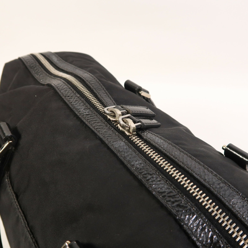 PRADA 尼龍2 Way Shoulder銀扣手挽肩背兩用袋-17