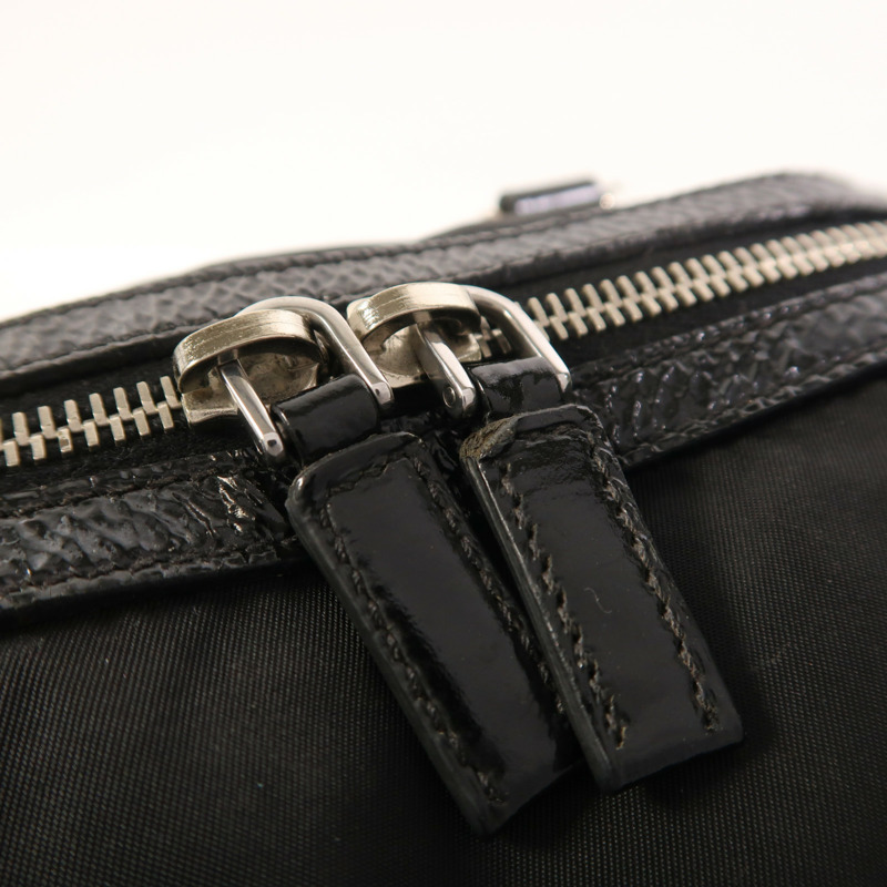 PRADA 尼龍2 Way Shoulder銀扣手挽肩背兩用袋-18