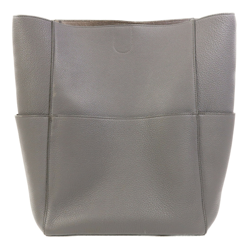 CELINE 牛皮皮革Sangle Bucket Large金扣肩背袋-1