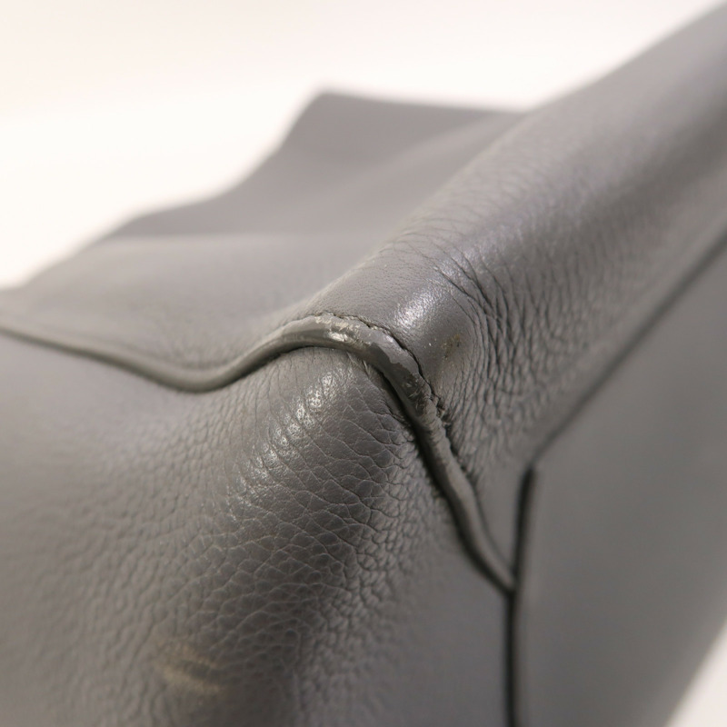 CELINE 牛皮皮革Sangle Bucket Large金扣肩背袋-12