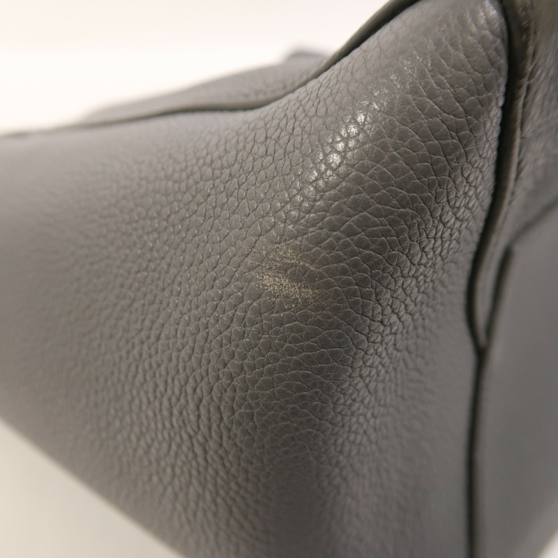 CELINE 牛皮皮革Sangle Bucket Large金扣肩背袋-13