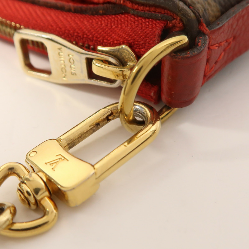 LOUIS VUITTON Monogram Pallas Clutch金扣鏈帶手挽肩背兩用袋-14