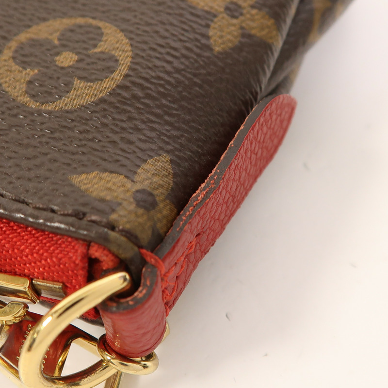 LOUIS VUITTON Monogram Pallas Clutch金扣鏈帶手挽肩背兩用袋-18