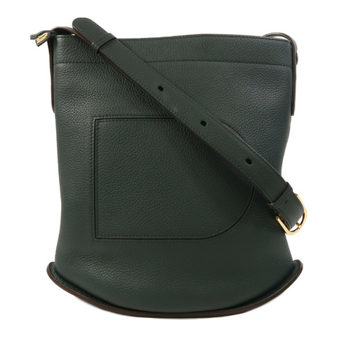 Delvaux 牛皮皮革Pin Daily金扣肩背袋
