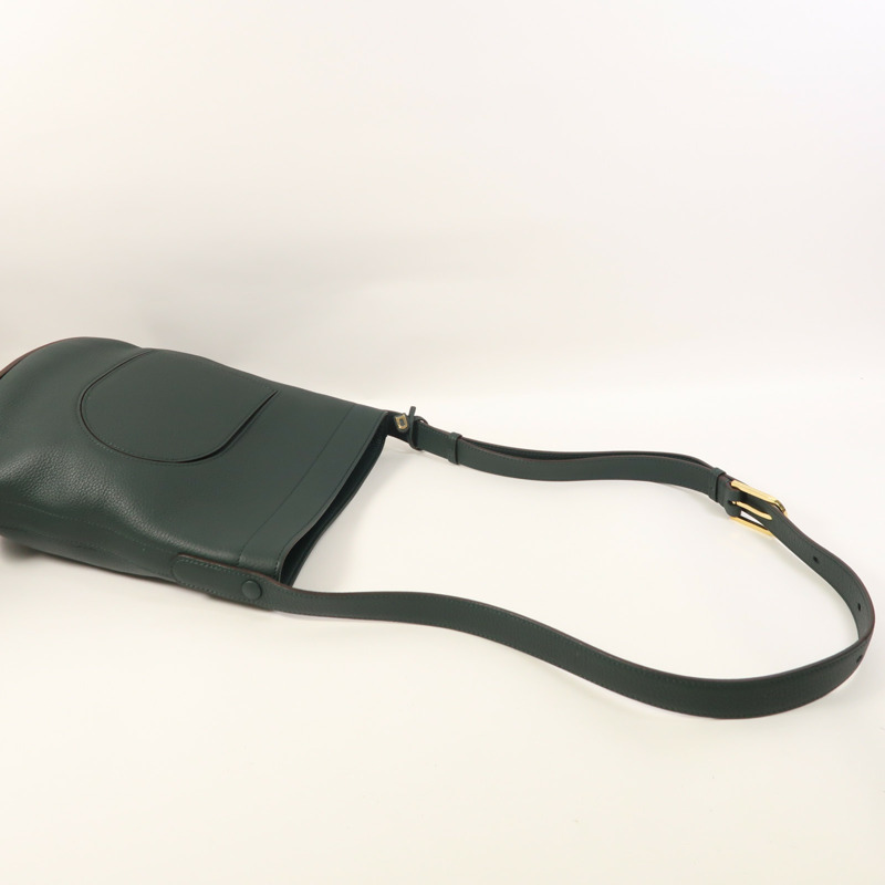 Delvaux 牛皮皮革Pin Daily金扣肩背袋-7