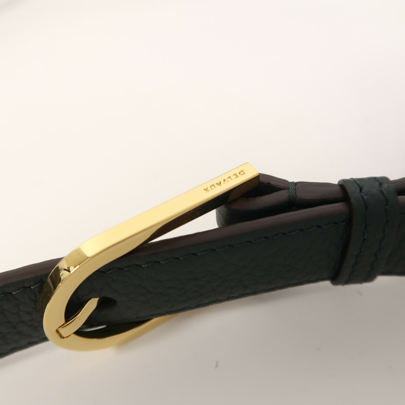 Delvaux 牛皮皮革Pin Daily金扣肩背袋-12