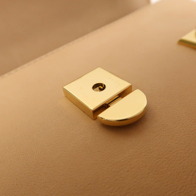 Delvaux 牛皮皮革Tempete MM金扣手挽肩背兩用袋-16