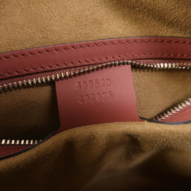 GUCCI 塗層帆布Boston Bag銀扣波士頓包-6