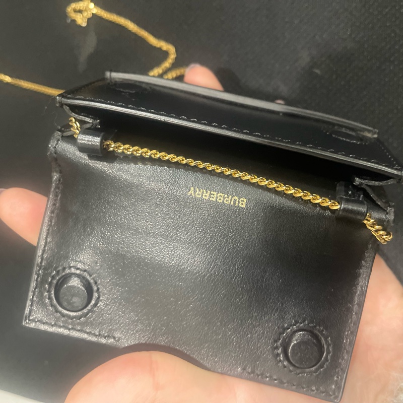 Burberry horseferry 可背式 卡包（五金極新）-11