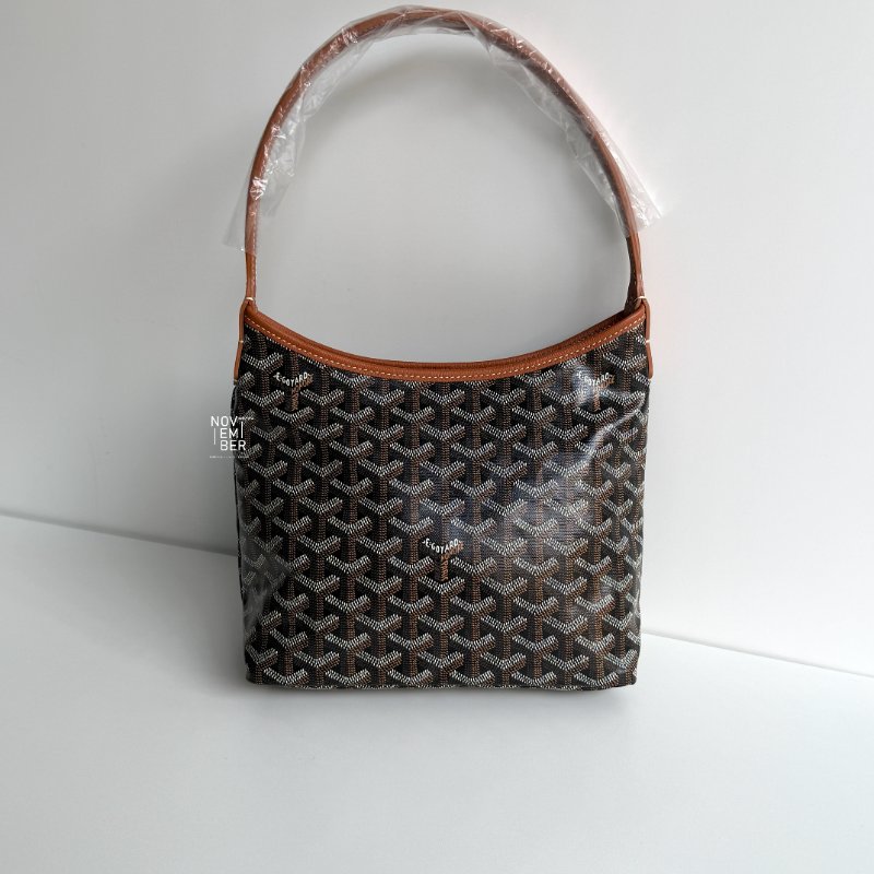 詢問度超高💖 全新有購證😍 Goyard 戈雅 Mini Hobo 棕-0