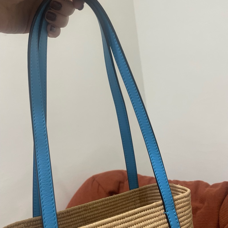 Loewe 編織包 超好看天空藍 數量少-3