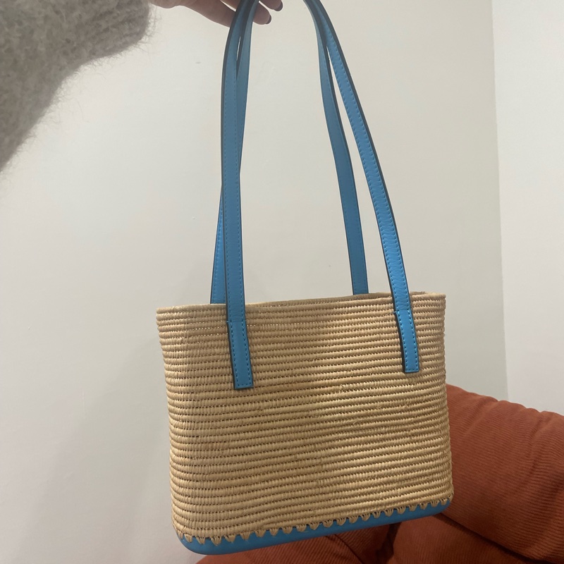 Loewe 編織包 超好看天空藍 數量少-8