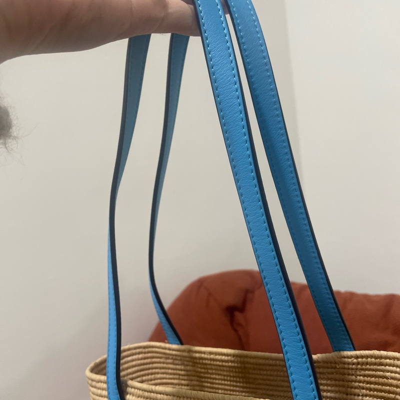 Loewe 編織包 超好看天空藍 數量少-11