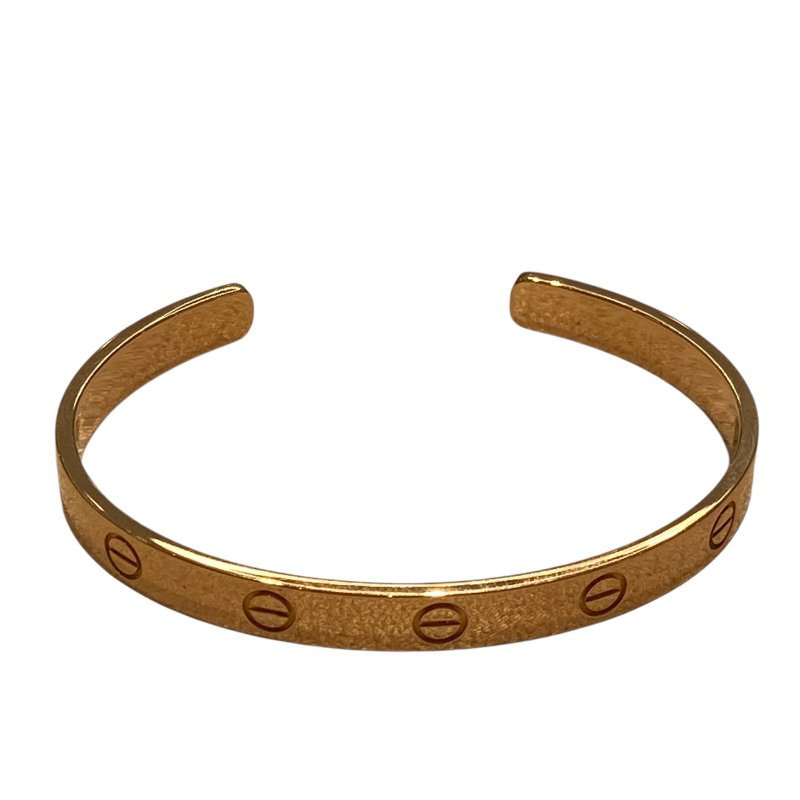 CARTIER 卡地亞 B6032617 OPEN LOVE BRACELET SIZE:17 18K 手環 PG-0