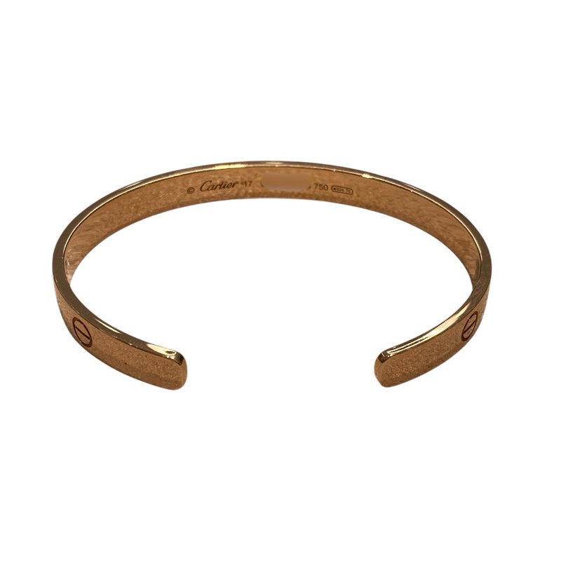 CARTIER 卡地亞 B6032617 OPEN LOVE BRACELET SIZE:17 18K 手環 PG-1