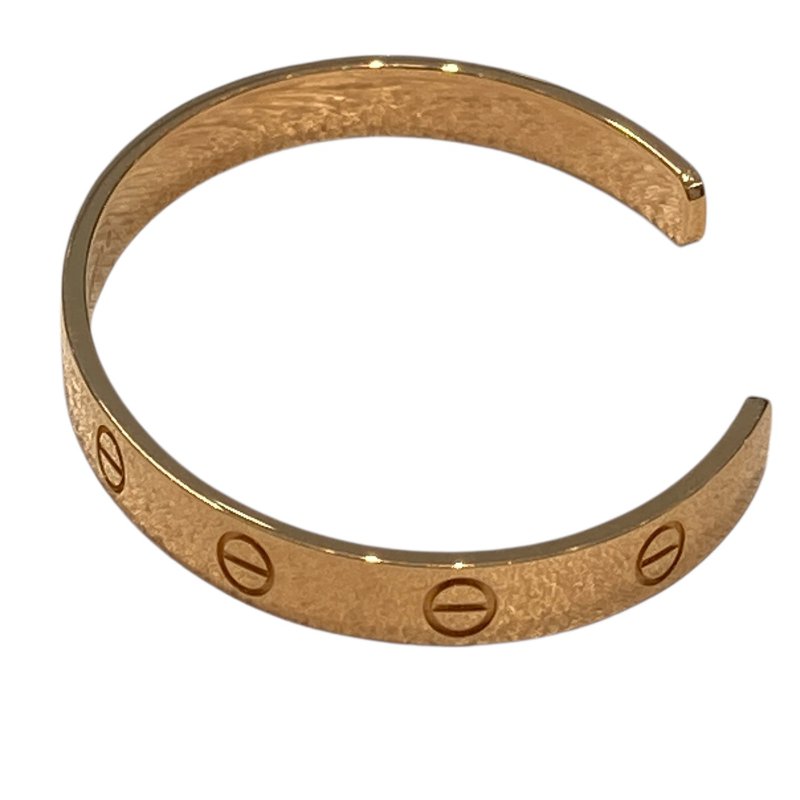 CARTIER 卡地亞 B6032617 OPEN LOVE BRACELET SIZE:17 18K 手環 PG-3