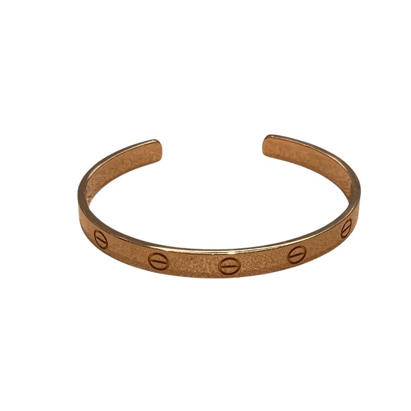 CARTIER 卡地亞 B6032617 OPEN LOVE BRACELET SIZE:17 18K 手環 PG-4