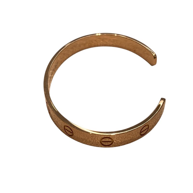 CARTIER 卡地亞 B6032617 OPEN LOVE BRACELET SIZE:17 18K 手環 PG-5