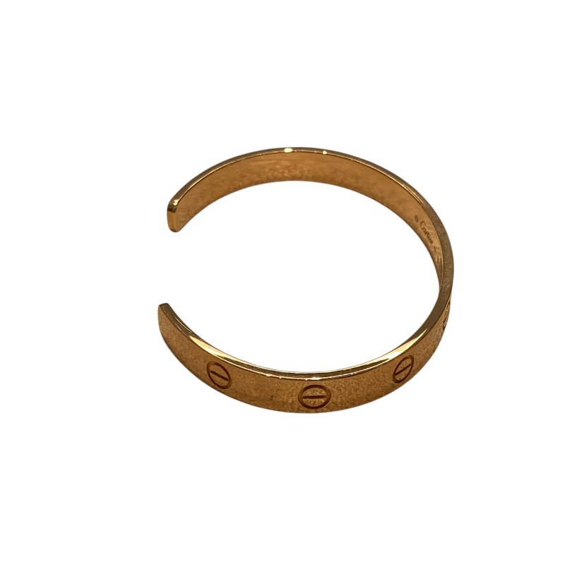 CARTIER 卡地亞 B6032617 OPEN LOVE BRACELET SIZE:17 18K 手環 PG-6