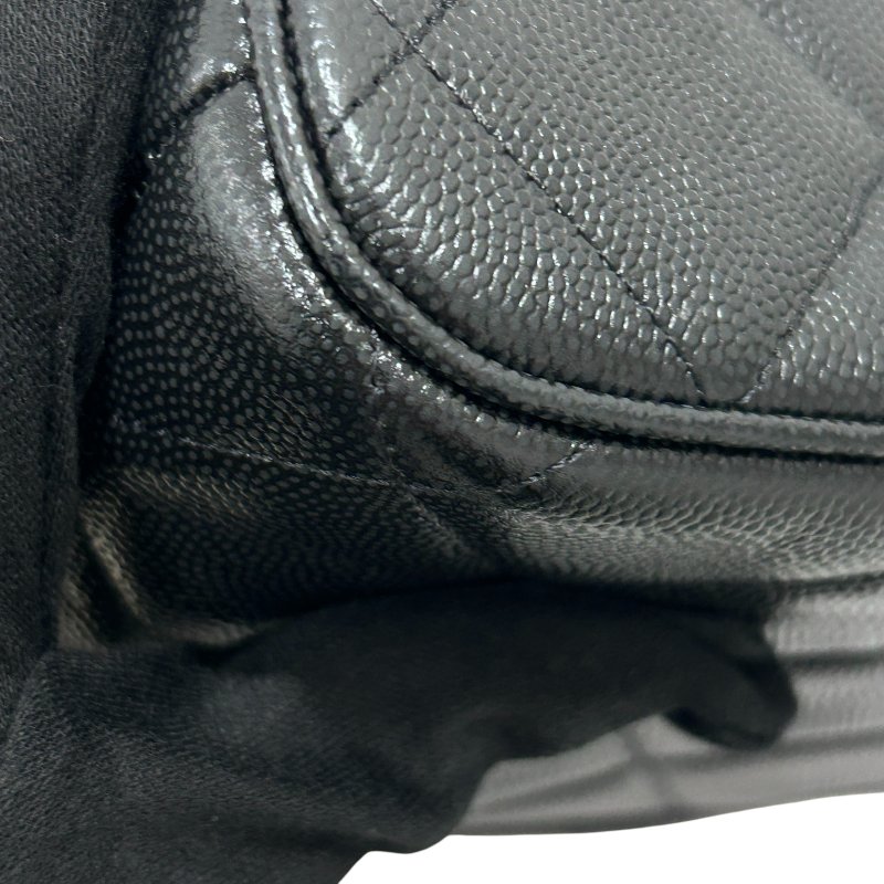 CHANEL 香奈兒 翻蓋釦包 造型鍊帶肩背包 牛皮 黑色 金扣-6