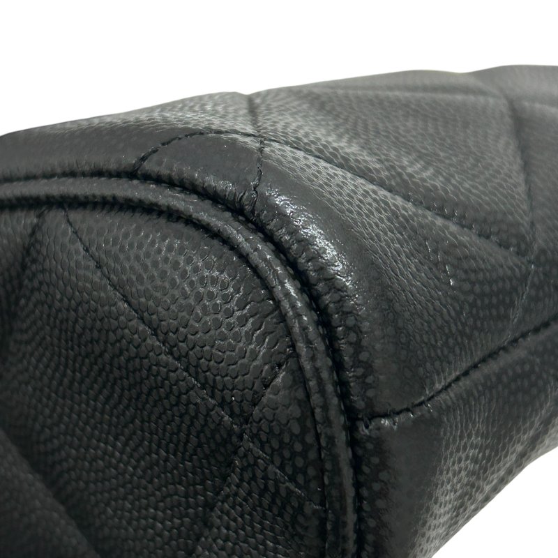 CHANEL 香奈兒 翻蓋釦包 造型鍊帶肩背包 牛皮 黑色 金扣-7