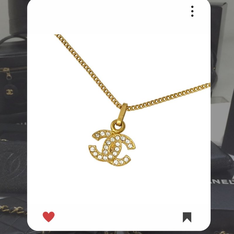 🛍️🎁 26 🔥 2月新品上架 新年情人節💘 CHANEL 香奈兒 經典款 Chanel 金色水鑽雙CC頸鏈 🔥 香奈兒熱賣款 香奈兒經典款 耳環 CHANEL EARRING-2