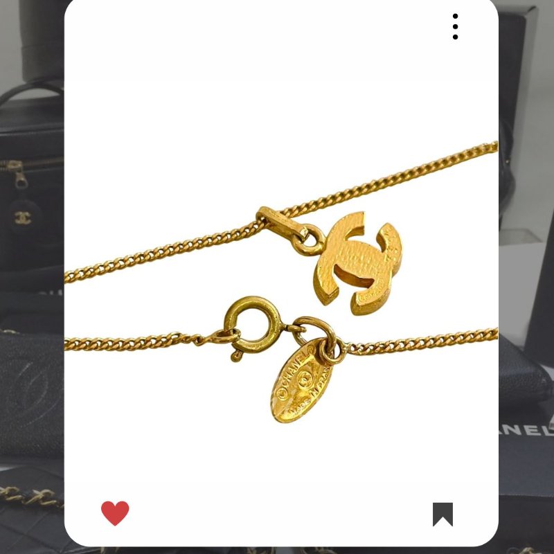 🛍️🎁 26 🔥 2月新品上架 新年情人節💘 CHANEL 香奈兒 經典款 Chanel 金色水鑽雙CC頸鏈 🔥 香奈兒熱賣款 香奈兒經典款 耳環 CHANEL EARRING-7