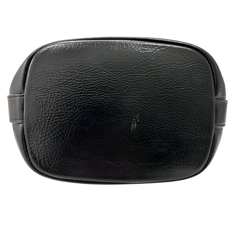 CHANEL 香奈兒 水桶包 側背包 羊皮 黑色 金扣-5