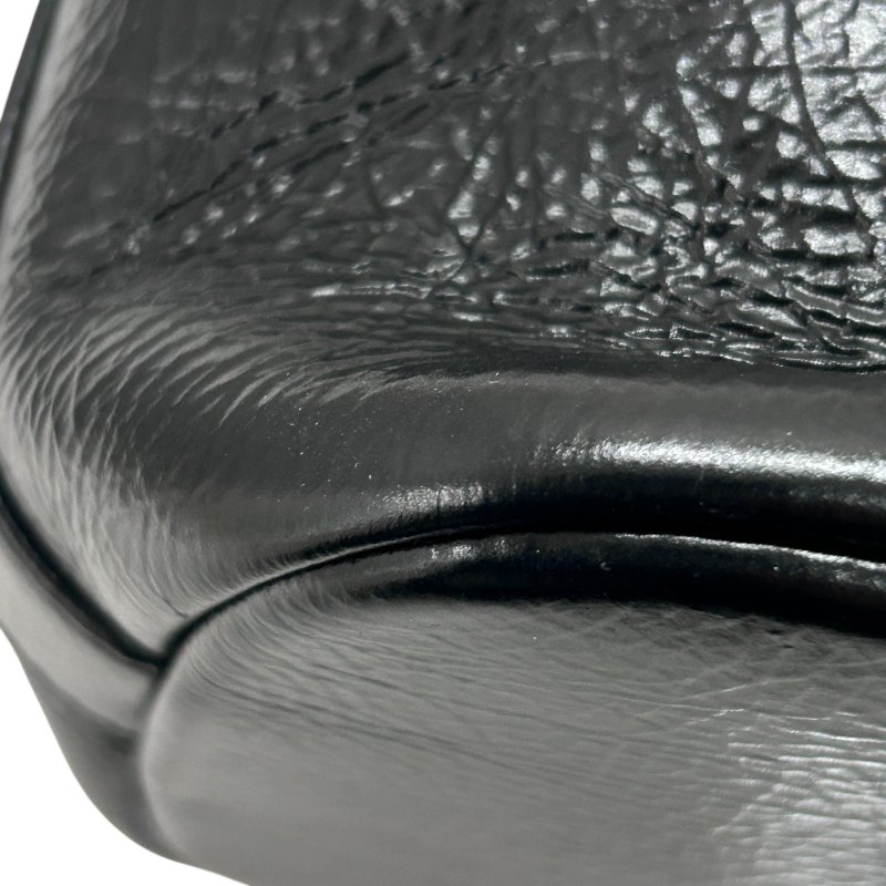 CHANEL 香奈兒 水桶包 側背包 羊皮 黑色 金扣-8