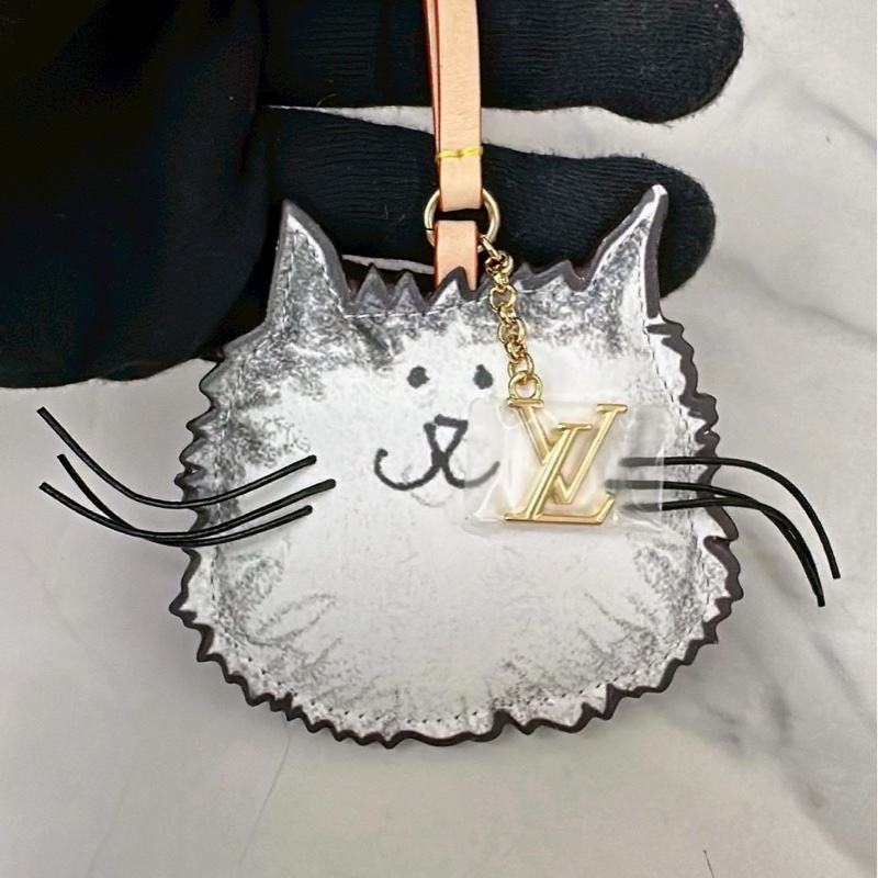 全新LV插畫家聯名限量貓咪吊飾（低於專櫃價）-2