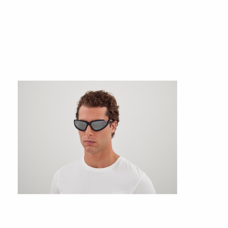 Balenciaga 男女同款 幾何框太陽鏡71 均碼碼橋寬: 1.6cm; 鏡腿長: 12cm; 鏡片直徑: 7.1cm-4