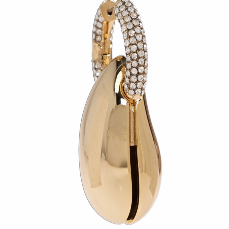 Tory Burch 女士 鑲嵌閃亮水晶耳環均碼碼-1