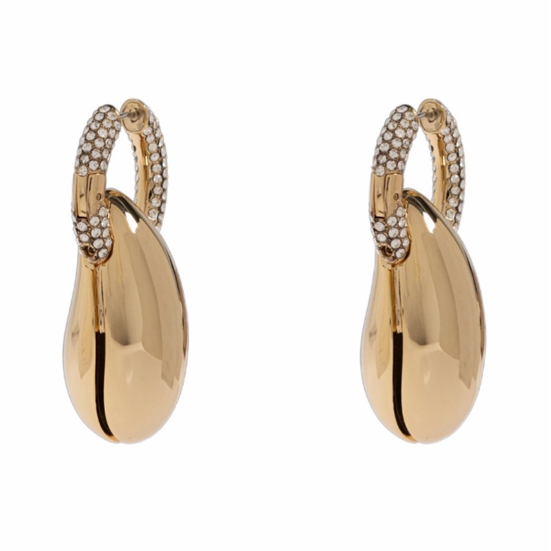 Tory Burch 女士 鑲嵌閃亮水晶耳環均碼碼-2