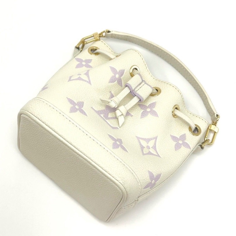 LV香芋紫 Noé Nano 手提肩背水桶包芯片款13*16*10 98新配件塵袋購證-3